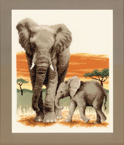 Elephant's Journey Cross Stitch Kit Vervaco SALE