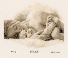 First Hug Cross Stitch Kit Vervaco SALE