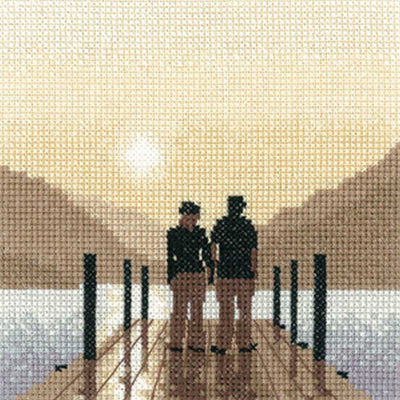 First Light Silhouettes Cross Stitch Kit Heritage Crafts
