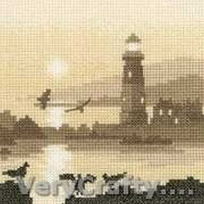 Guiding Light Silhouettes Cross Stitch Kit Heritage Crafts