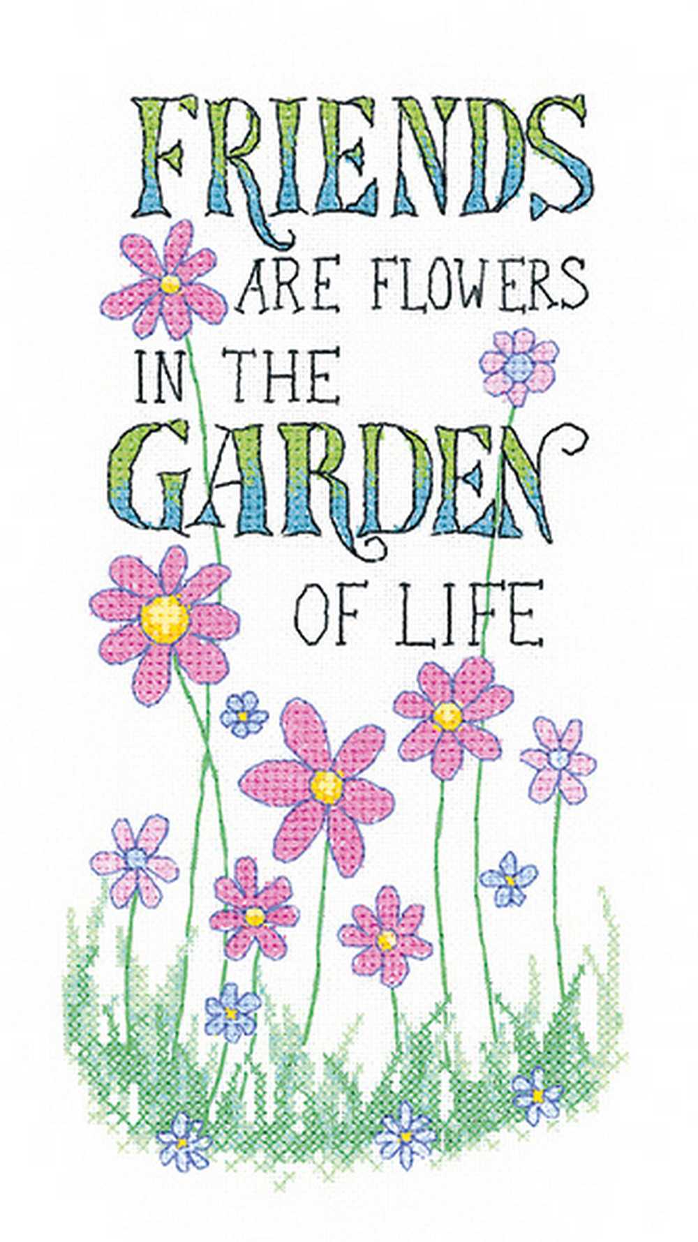 The Garden of Life Cross Stitch Kit Heritage Crafts (Evenweave)