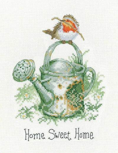 Home Sweet Home  Cross Stitch Heritage Crafts (Evenweave)