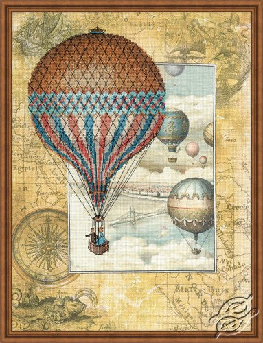 Riolis Cross Stitch Kit - Hot Air Balloon