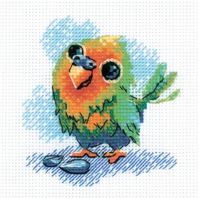 Riolis Cross Stitch Kit - Little Parrot