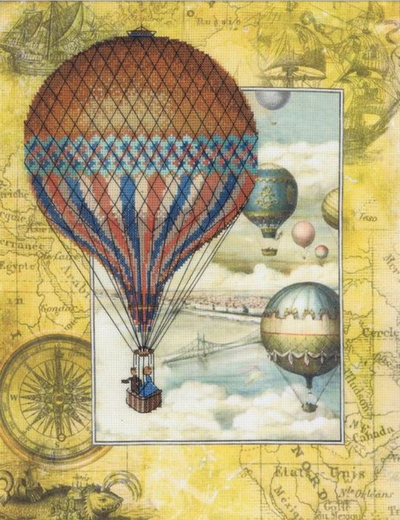 Riolis Embellished Cross Stitch Kit - Around the World FLASH