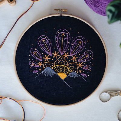 Three Paisley Skies Designs Kit ~ Paraffle Embroidery
