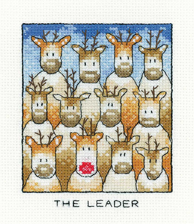 The Leader  Cross Stitch Kit Heritage Crafts