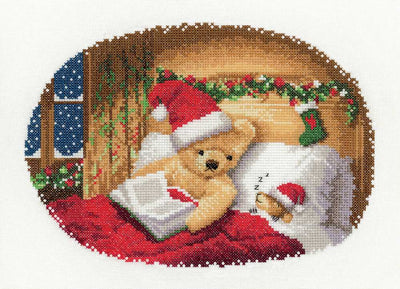 Bedtime Story  Cross Stitch Kit Heritage Crafts (Evenweave)