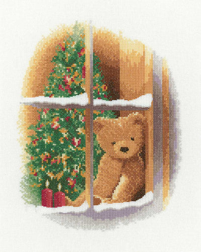 William at Christmas  Cross Stitch Kit Heritage Crafts (Evenweave)