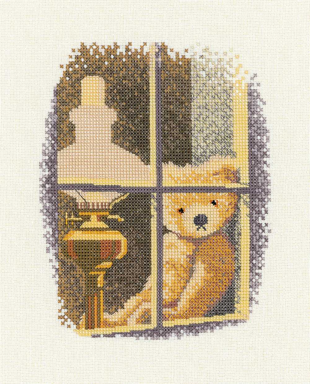 William in the Window Cross Stitch Kit Heritage Crafts (Evenweave)