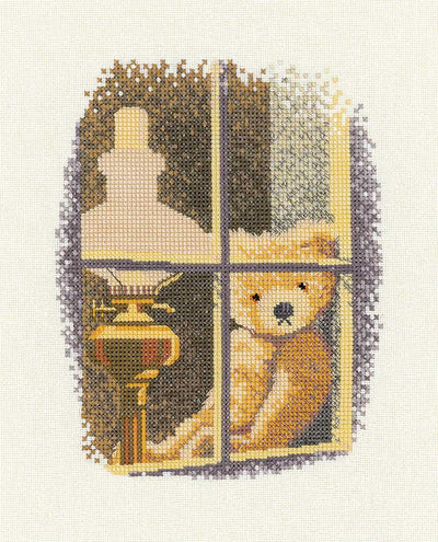William in the Window  Cross Stitch Kit Heritage Crafts
