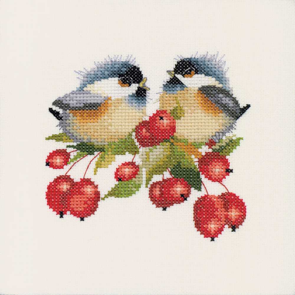 Berry Chick-Chat Cross Stitch CHART Heritage Crafts