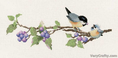 Berry Time Cross Stitch Kit Heritage Crafts DISCONTINUED
