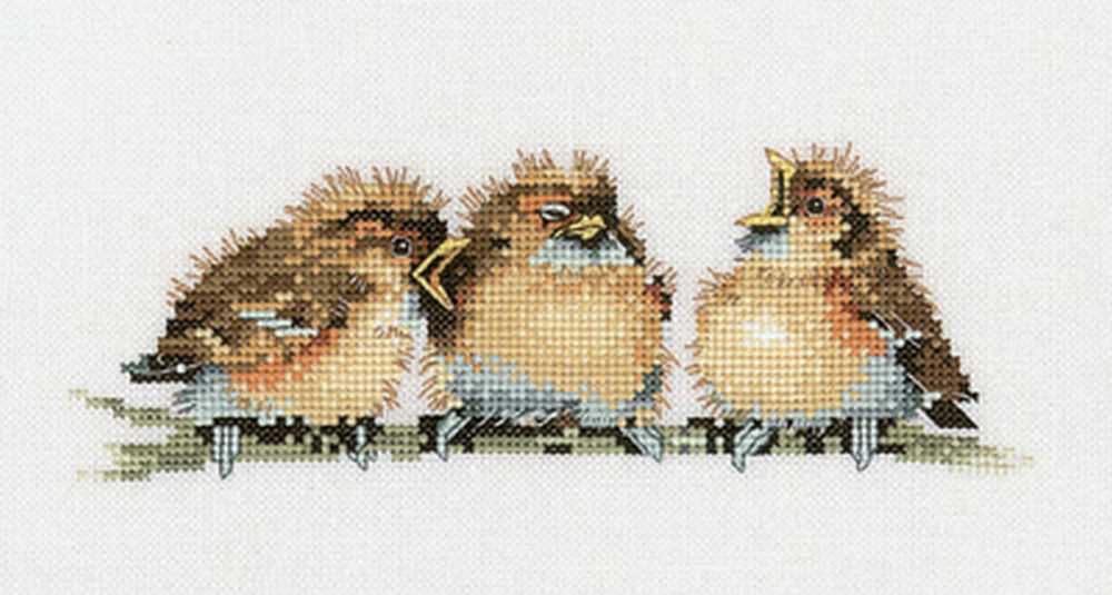 Three's A Crowd Cross Stitch CHART Heritage Crafts