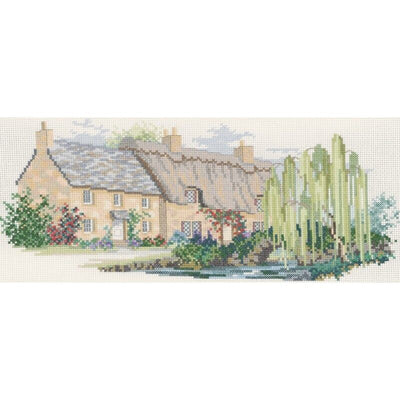 The Lanes ~ Willowbrook Lane Cross Stitch Kit by Derwentwater Designs