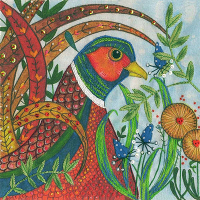 Pheasant Bothy Threads Embroidery Kit