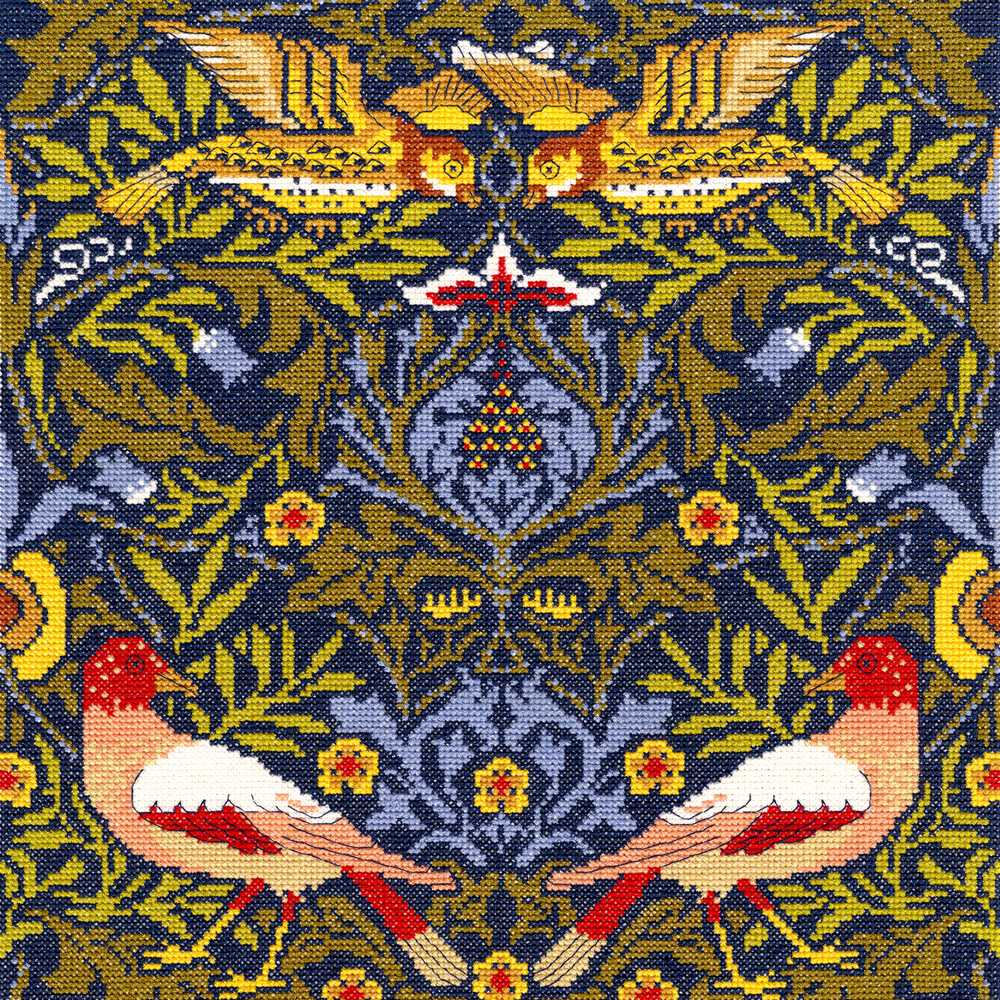 Bird - William Morris Cross Stitch Kit From Bothy Threads