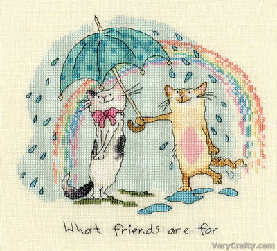 What Friends Are For - Bothy Threads Counted Cross Stitch Kit