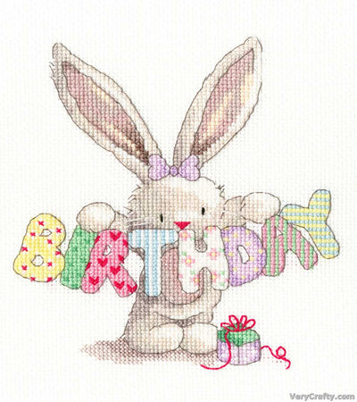 Bothy Threads Bebunni - BIRTHDAY Cross Stitch Kit