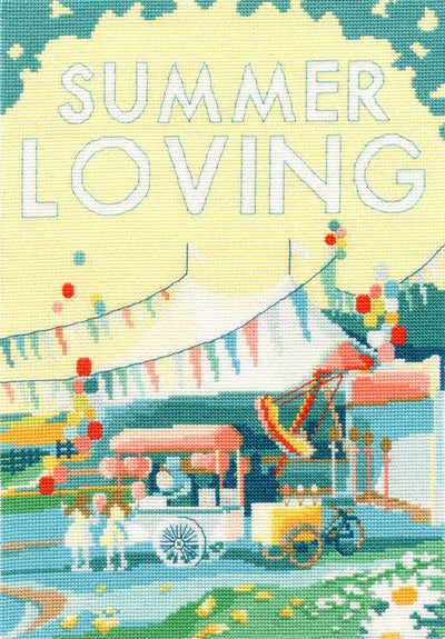 Bothy Threads Vintage Carnival Cross Stitch Kit FLASH