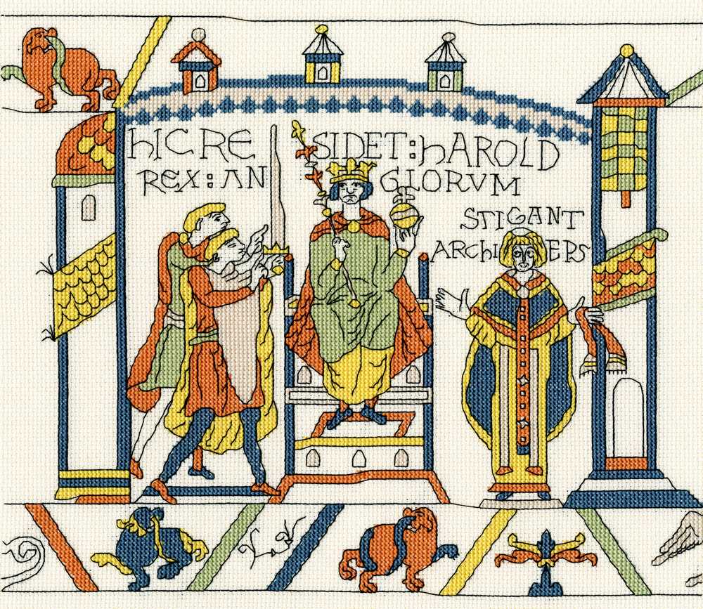 Bayeux Tapestry Designs - The Coronation - - Counted Cross Stitch Kit from Bothy Threads