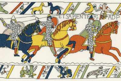 Bayeux Tapestry Designs - The Cavalry - Counted Cross Stitch Kit from Bothy Threads