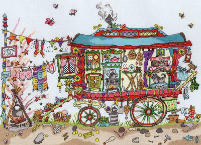 Cut Thru' Gypsy Wagon - Bothy Threads Cross Stitch Kit