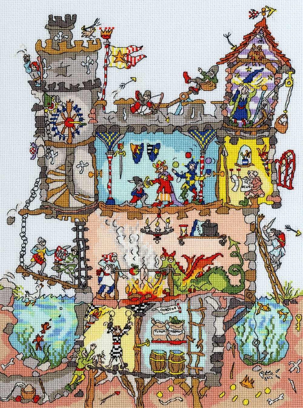 Cut Thru' Castle ~ Bothy Threads Cross Stitch Kit