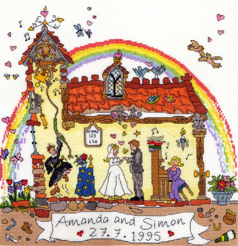 Cut Thru' Wedding - Bothy Threads Cross Stitch Kit