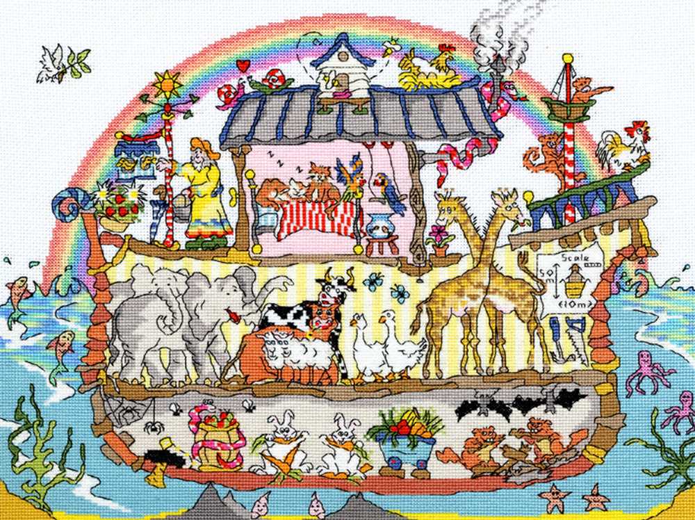 Cut Thru' Noah's Ark - Bothy Threads Cross Stitch