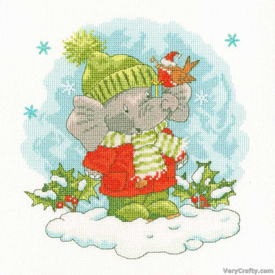 Bothy Threads Elly's Snow Day Cross Stitch Kit
