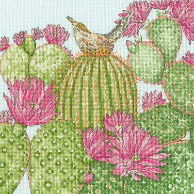 Cactus Garden Cross Stitch Kit ~ Bothy Threads