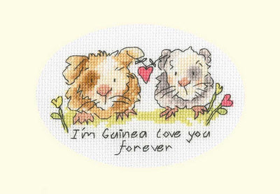 I'm Guinea Love You Forever Cross Stitch Kit - Bothy Threads