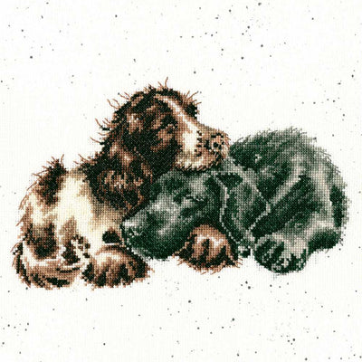 Growing Old Together Wrendale Cross Stitch Kit ~ Bothy Threads
