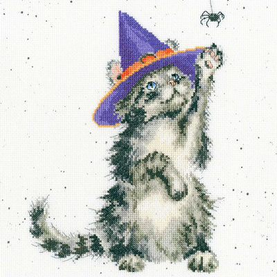 Bothy Threads The Witch's Cat Wrendale Cross Stitch Kit
