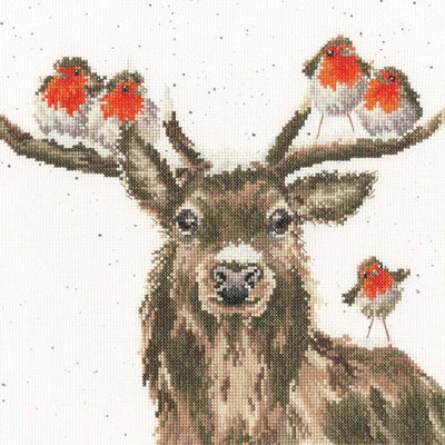 Bothy Threads Cross Stitch Kit Festive Friends Wrendale