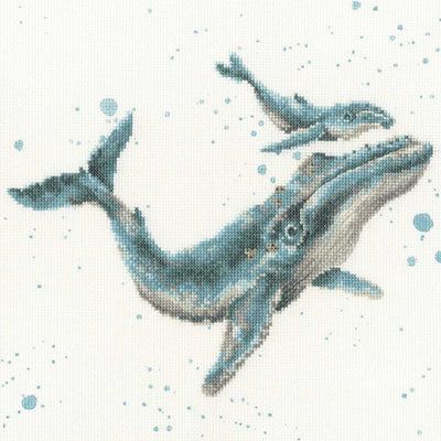 Marine Blue Cross Stitch Kit ~ Bothy Threads