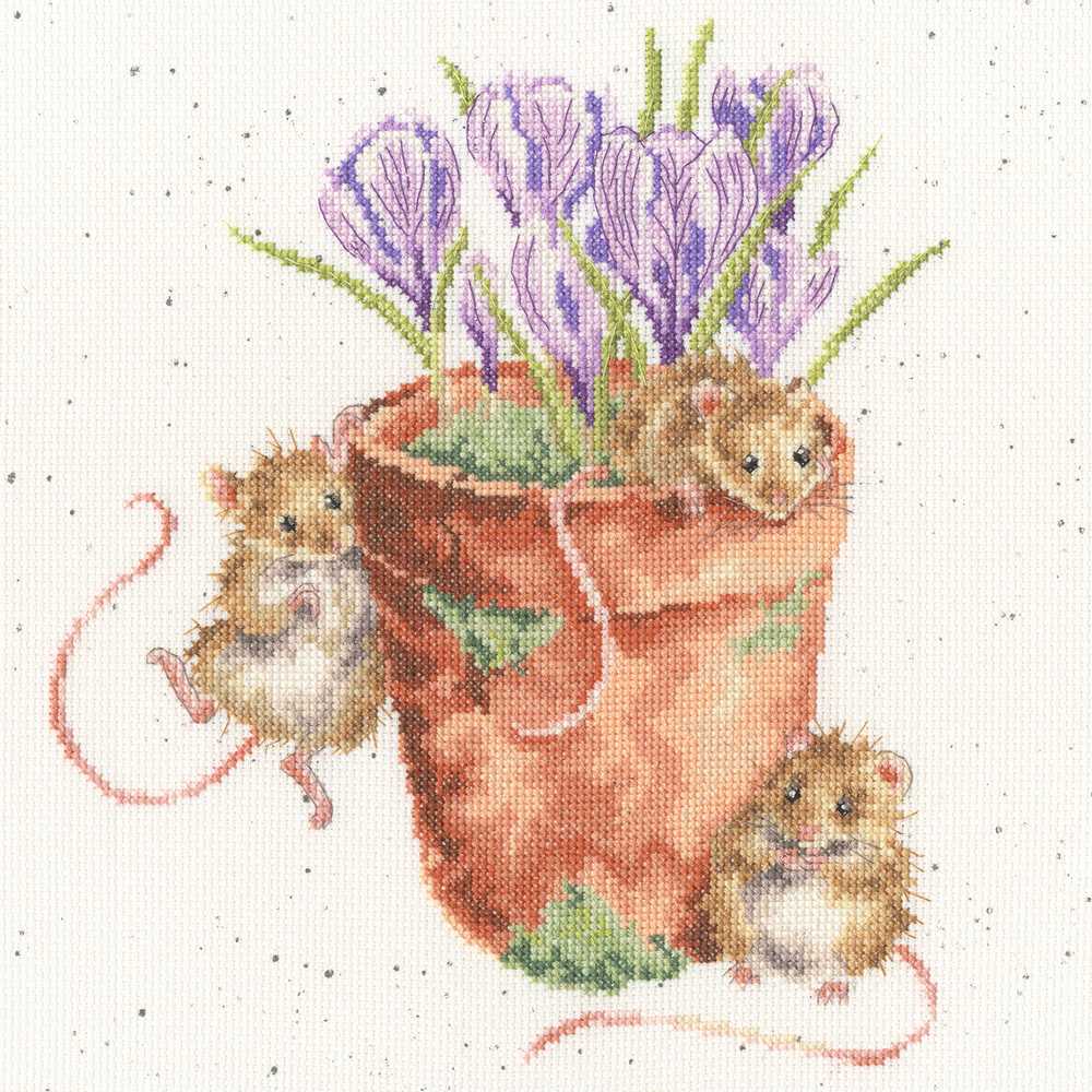Garden Friends Cross Stitch Kit - Bothy Threads