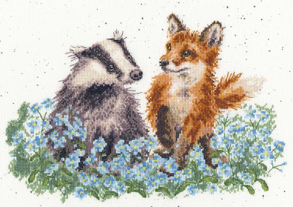 The Woodland Glade Cross Stitch Kit - Bothy Threads