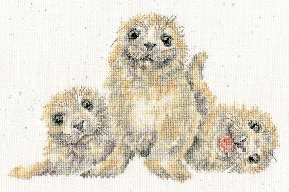 Seal Of Approval Wrendale Designs Cross Stitch Kit ~ Bothy Threads