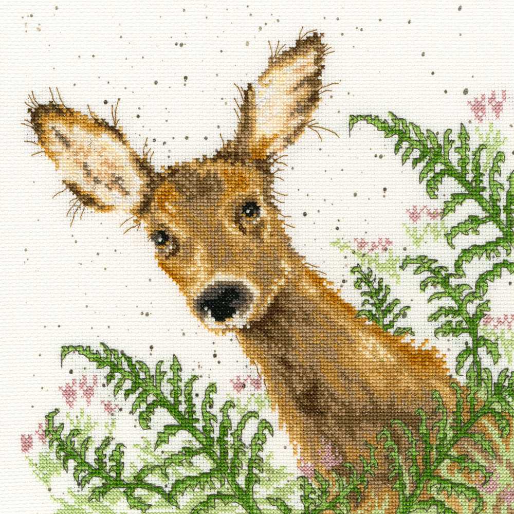 Doe a Deer - Counted Cross Stitch Kit by Hannah Dale of Wrendale Designs