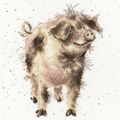 Truffles and Trotters Cross Stitch Kit ~ Bothy Threads