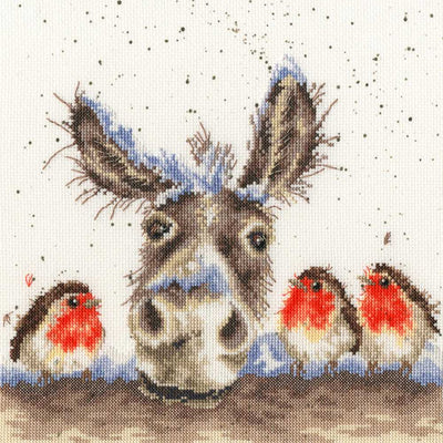 Christmas Donkey Cross Stitch Kit ~ Bothy Threads