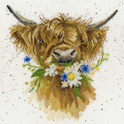 Daisy Coo Counted Cross Stitch Kit by Bothy Threads