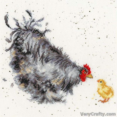 Mother Hen -  Counted Cross Stitch Kit by Hannah Dale of Wrendale Designs