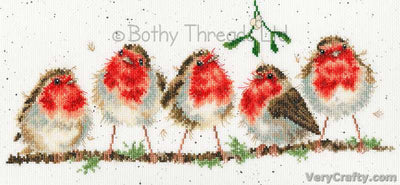 Rockin' Robins Cross Stitch Kit ~ Bothy Threads
