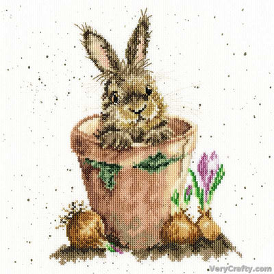 The Flower Pot - Bothy Threads Wrendale Counted Cross Stitch Kit *(EVENWEAVE)*