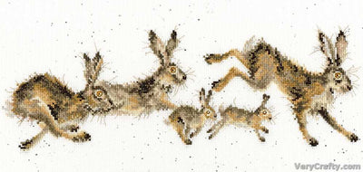 Spring In Your Step Wrendale Cross Stitch Kit - Bothy Threads