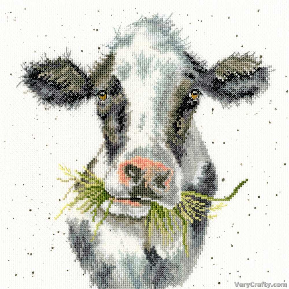 Milk Maid Wrendale Cross Stitch Kit ~ Bothy Threads