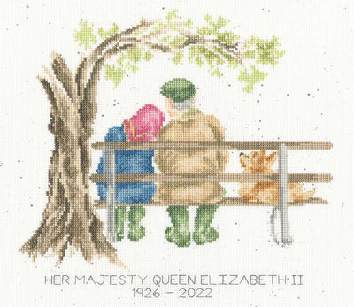 Bothy Threads Cross Stitch Kit Her Majesty The Queen